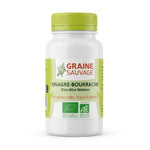 Flacon de capsules Onagre-Bourrache bio Graine Sauvage sur fond blanc