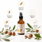 Huile végétale de Noisette bio Florame avec noisettes fraîches et ses 5 bénéfices pour la peau