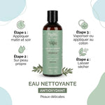 Hydrolat feuilles olivier Najel bio - Flacon verre guide utilisation peau délicate antioxydant