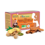 Boîte de Tchaï bio vegan Ayurvana infusion thé noir et épices