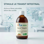 Bouteille Jus de Tamarin bio Ayurvana 500ml avec bénéfices digestifs et fibres naturelles