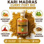 Kari Madras bio Ayurvana avec bénéfices : antioxydant, digestion, circulation et arômes