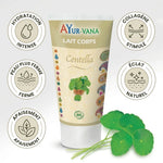 Lait Corps Centella bio Ayurvana avec ses 5 bénéfices : hydratation, fermeté, apaisement, collagène et éclat