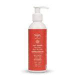 Lait corps bio Najel Fleur de Tiaré en flacon rouge packaging certifié biologique