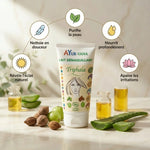 Lait démaquillant Triphala bio Ayurvana avec ingrédients naturels et bénéfices