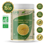 Lecithine de Soja SFB en granulés - Complément alimentaire bio vegan sans OGM