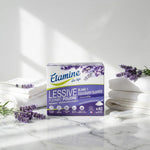 Lessive poudre Lavandin Etamine du Lys avec lavande fraîche et linges blancs