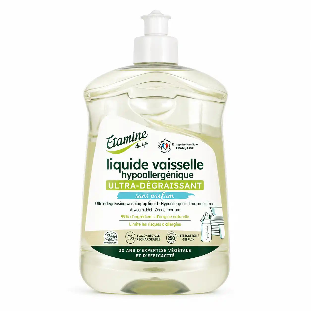 Liquide vaisselle Hypoallergénique dégraissant - Étamine du Lys