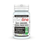 Bouteille de Lovaline bio en gélules avec certification AB biologique sur fond blanc