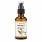 Macérât Huileux de Carotte bio Florame - Flacon spray sur fond blanc