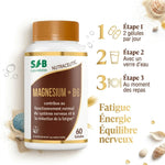 Magnésium marin B6 SFB gélules posologie fatigue énergie équilibre nerveux