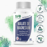 Malate de magnésium SFB en comprimés avec bénéfices : énergie, récupération musculaire, stress et métabolisme