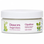Masque poudre Opaline bio Douces Angevines pot sur fond blanc