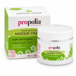 Masque visage Bio Propolis Miel Argiles Propolia - Pot et emballage en studio