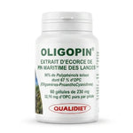 Bouteille MAX OPC 50 en gélules, complément alimentaire antioxydant sur fond blanc