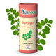 Flacon de gélules Moringa vegan AYur-vana sur fond blanc, complément alimentaire naturel