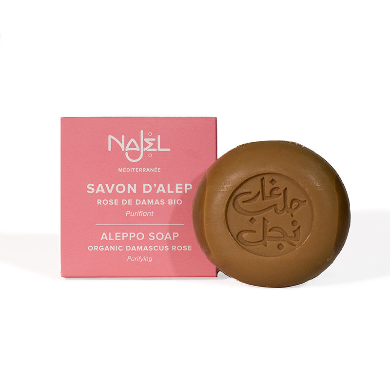 Savon d'Alep à la rose de Damas bio – Najel
