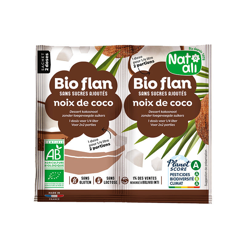 Bioflan Noix de Coco Bio en sachets – Nat Ali