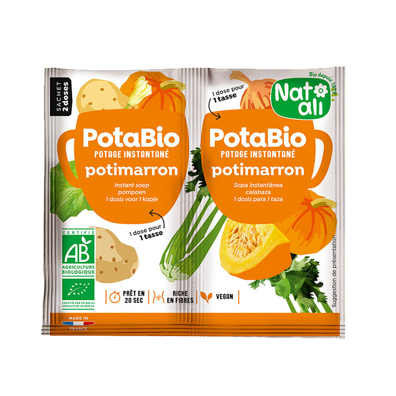 Potabio Potimarron bio en sachets – Nat Ali