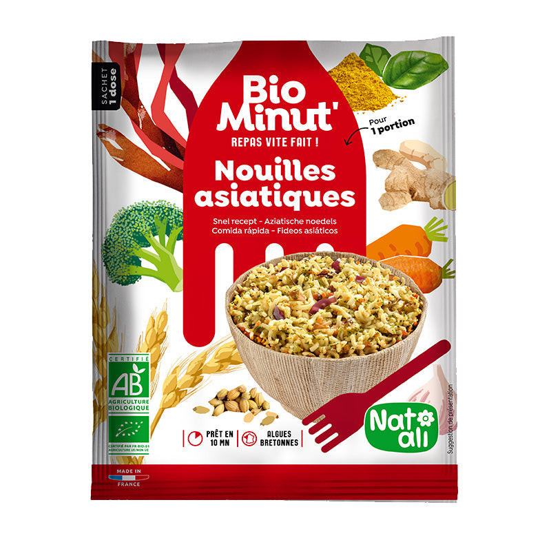 Nouilles Asiatiques Bio en sachet – Nat Ali