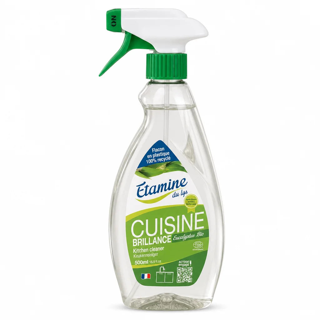 Nettoyant Brillance Cuisine Etamine du Lys spray 500ml flacon avec pulvérisateur
