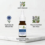 Alphagem Oculo Gouttes bio avec ingrédients botaniques et hydrolat de bleuet pour confort des yeux