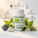 Ortie Bio 210mg Neodiet - gélules avec feuilles d'ortie, fer, calcium et magnésium