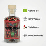 Peppers Masala Bio Ayurvana - Épice vegan certifiée avec trois baies et saveur raffinée