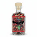 Peppers Masala Bio Ayurvana - épice vegan en flacon verre avec bouchon liège