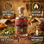 Peppers Masala bio Ayurvana - Mélange 3 poivres avec bénéfices digestion et saveur intense