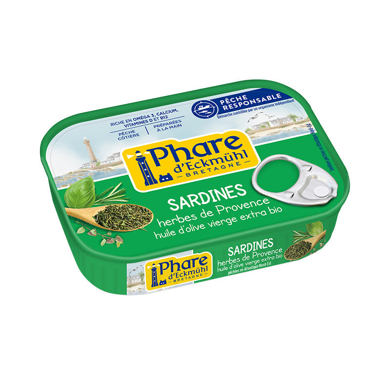 Sardines aux Herbes de Provence bio – Phare d'Eckmühl