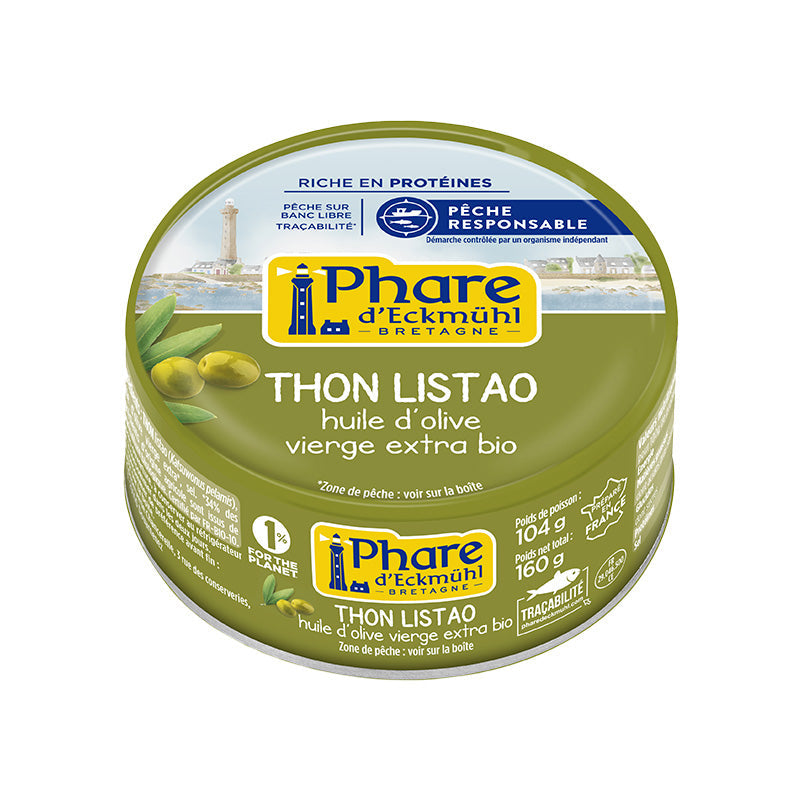 Thon Listao à l'Huile d'Olive Bio – Phare d'Eckmühl