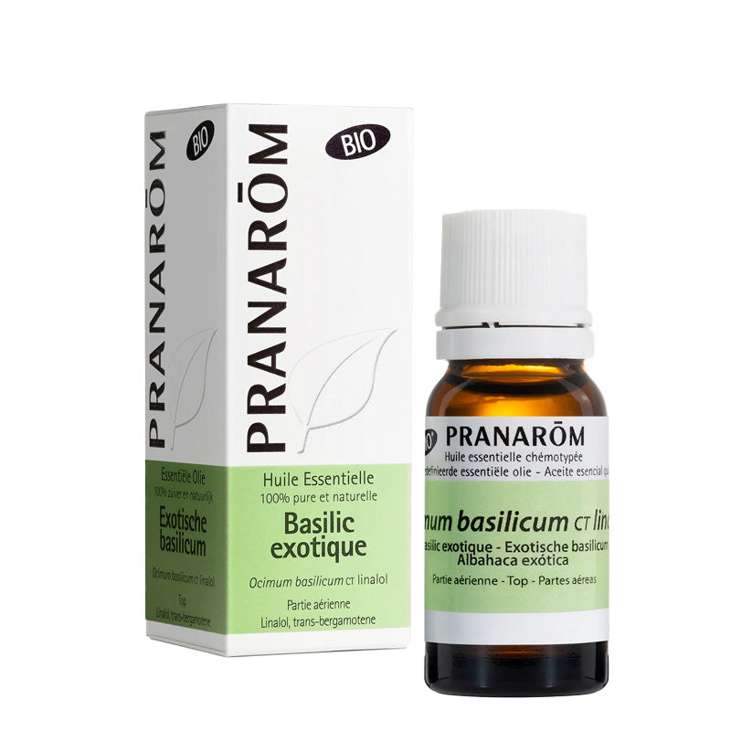 Huile Essentielle Basilic exotique - CT linalol Bio de 10 ml de Pranarom