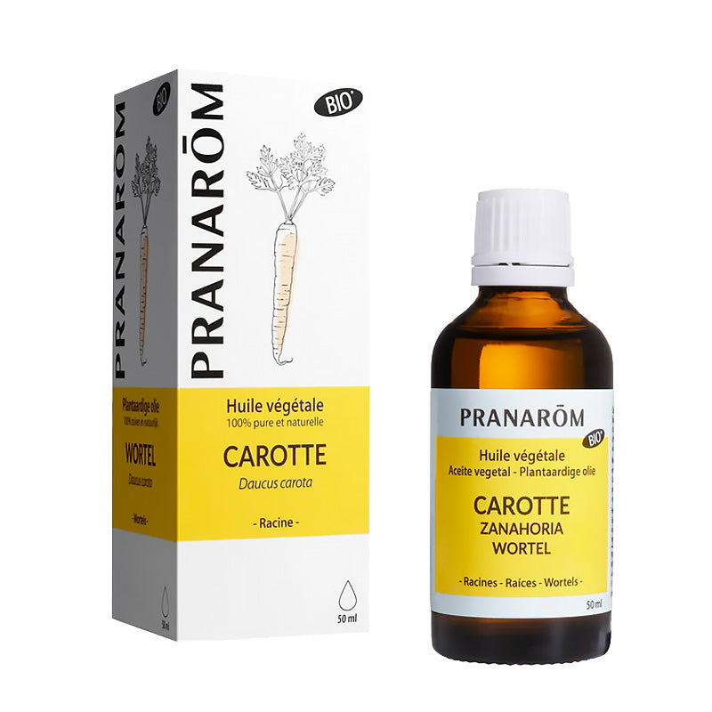 Huile végétale bio de carotte de 50 ml de Pranarom