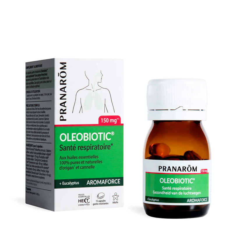 Oleobiotic - Santé respiratoire de 15 capsules de Pranarom