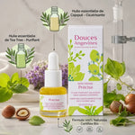 Précise Soin Jour bio Douces Angevines avec ingrédients naturels et éléments botaniques