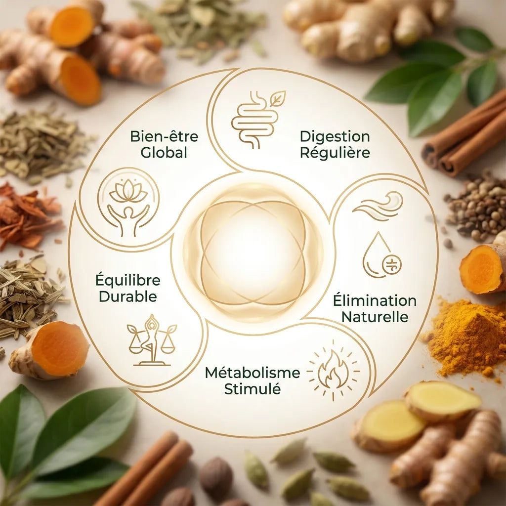 Programme Poids de Forme Ayurvana : 5 bénéfices digestion, métabolisme et bien-être naturel