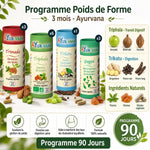 Programme Poids de Forme 3 mois Ayurvana - flacon suppléments naturels Triphala Trikatu
