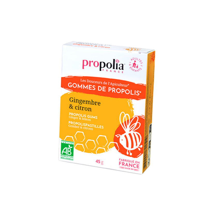 Gommes de Propolis Bio Gingembre & Citron - Propolia