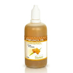 Propolis Originel en flacon compte-gouttes 50ml ambré Dioter sur fond blanc