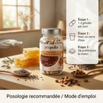 Propolis Ultra Propolia en gélules avec posologie recommandée et ingrédients naturels