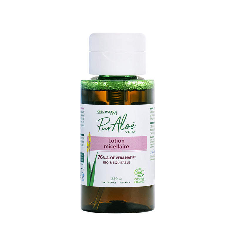 Lotion micellaire certifiée Bio 76% Aloe Vera