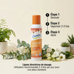 Spray purifiant habitat vegan Etamine du Lys avec mode d'emploi et ingrédients naturels