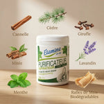 Purificateur aspirateur Etamine du Lys avec ingrédients naturels et huiles essentielles