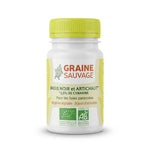 Flacon gélules Radis Noir et Artichaut bio vegan GRAINE SAUVAGE certifié