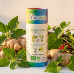 Rasavana Bio vegan en gélules Ayurvana avec ingrédients naturels gingembre ashwagandha