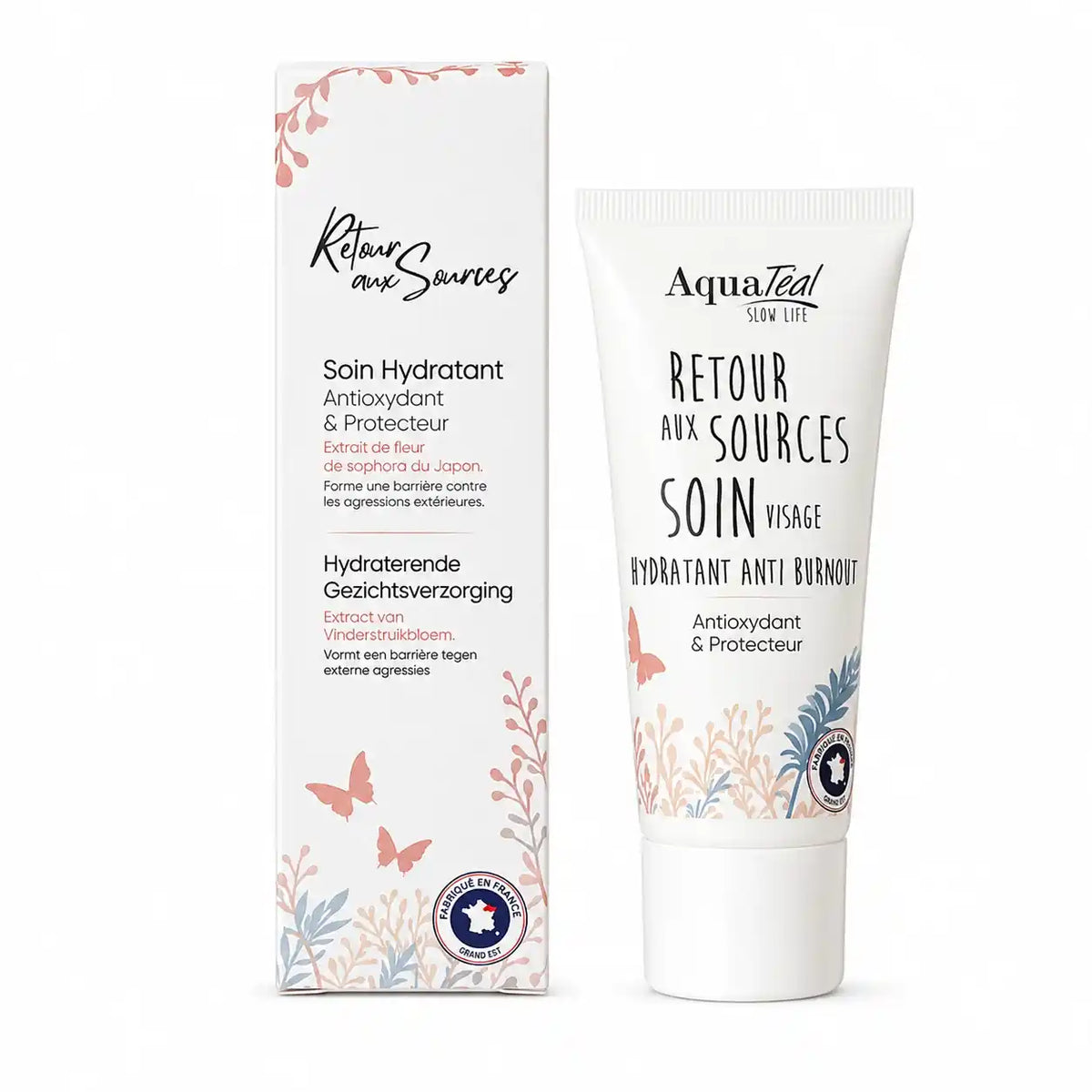Un tube de Retour aux Sources – Soin Visage Hydratant - Aquatéal