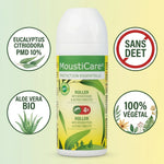 Roller MoustiCare anti-moustiques avec ingrédients naturels: eucalyptus, aloe vera, sans DEET