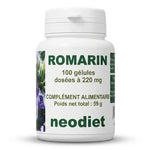 Romarin en gélules Vital Osmose 220mg, complément alimentaire naturel en flacon de 100 gélules