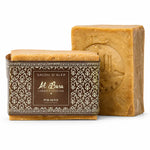 Savon d'Alep Pur Olive Al Bara 200g avec emballage marron et blanc